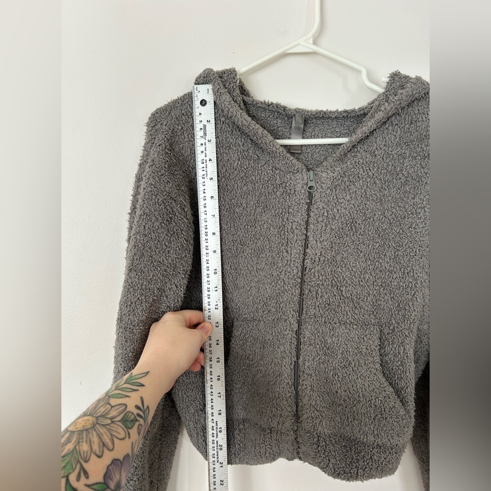 SKIMS Cozy Knit Zip Up Hoodie XXS/XS - Picture 2 of 5